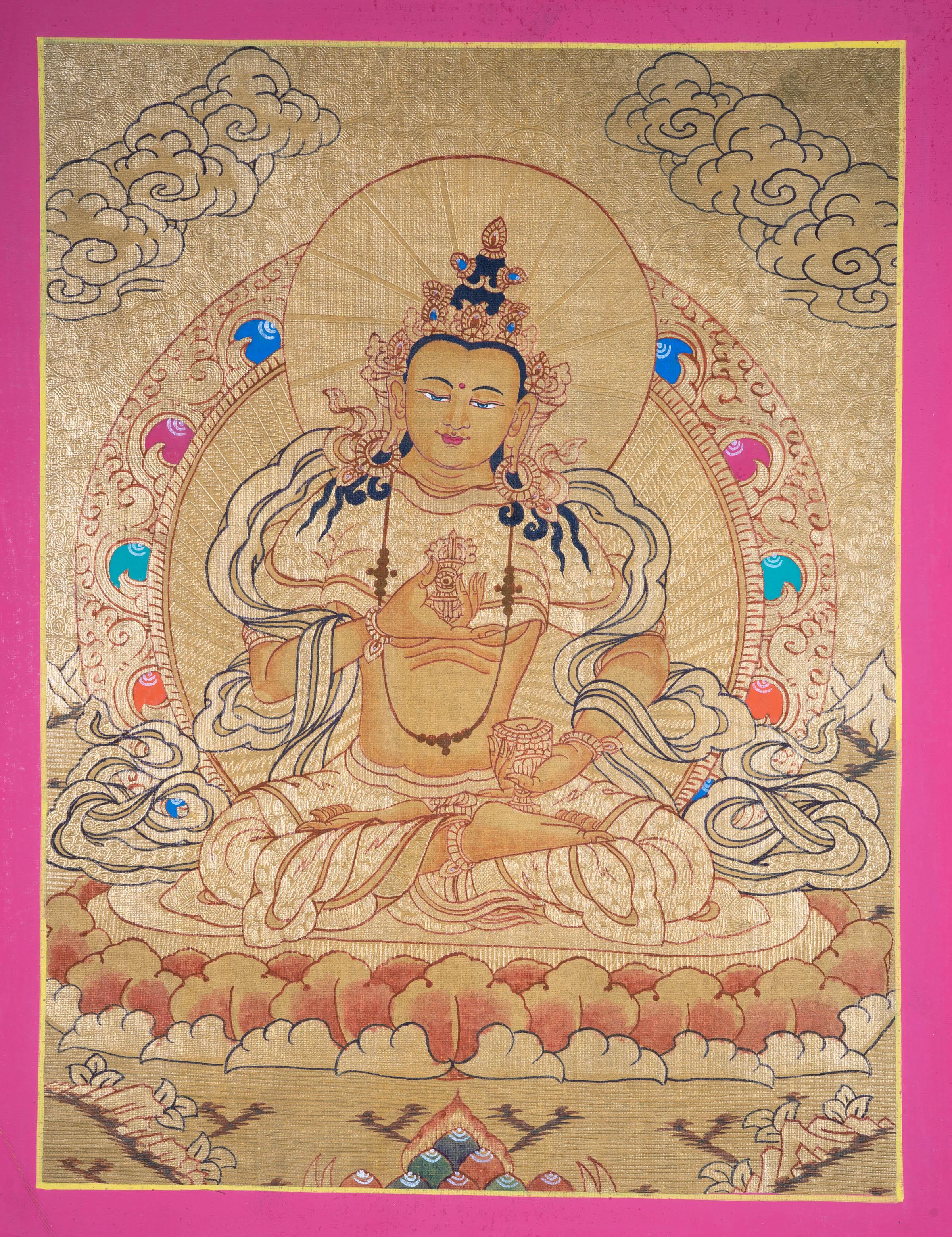 Vajrasattva painting from Nepal - Himalayas Shop