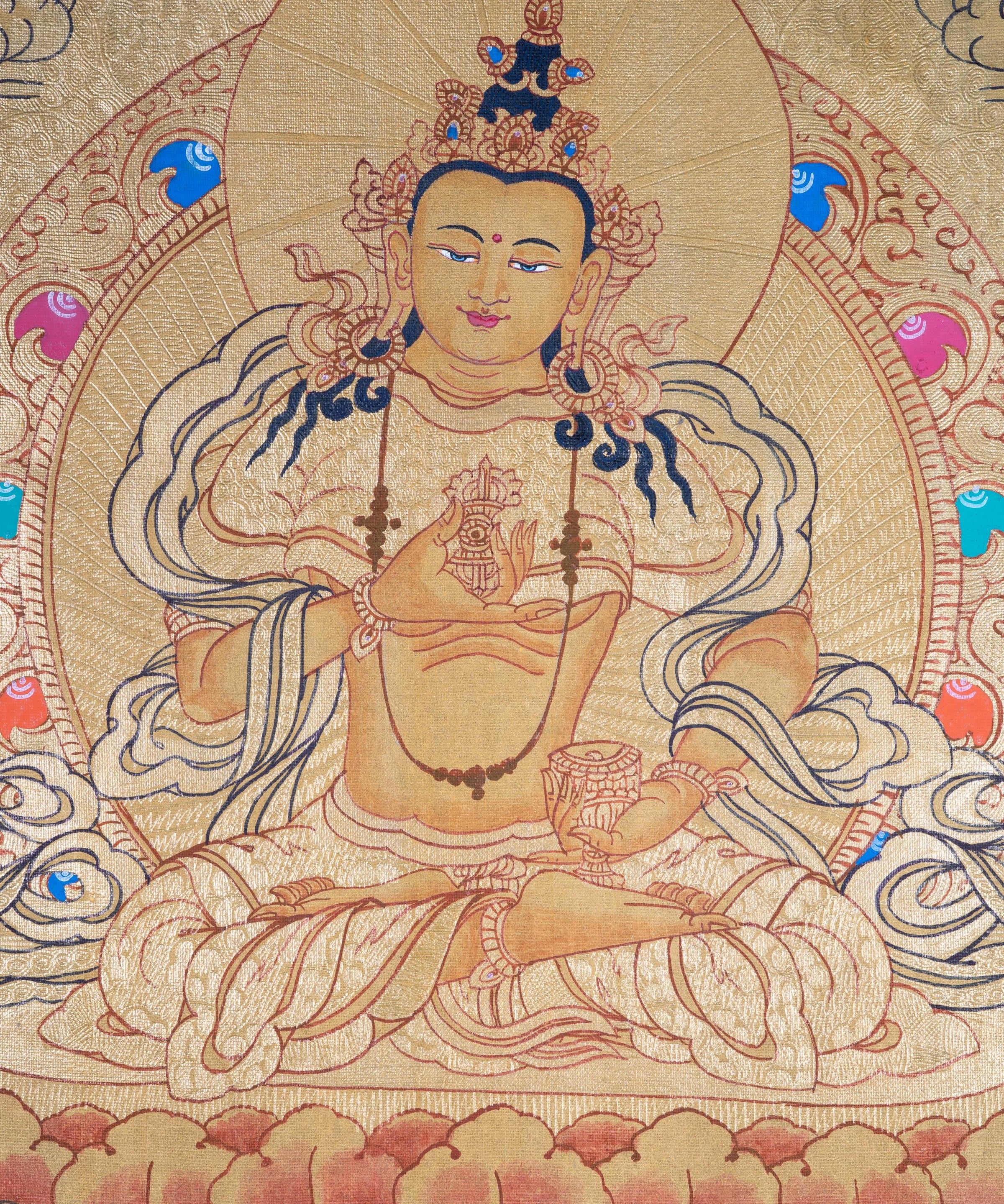 Vajrasattva painting from Nepal - Himalayas Shop