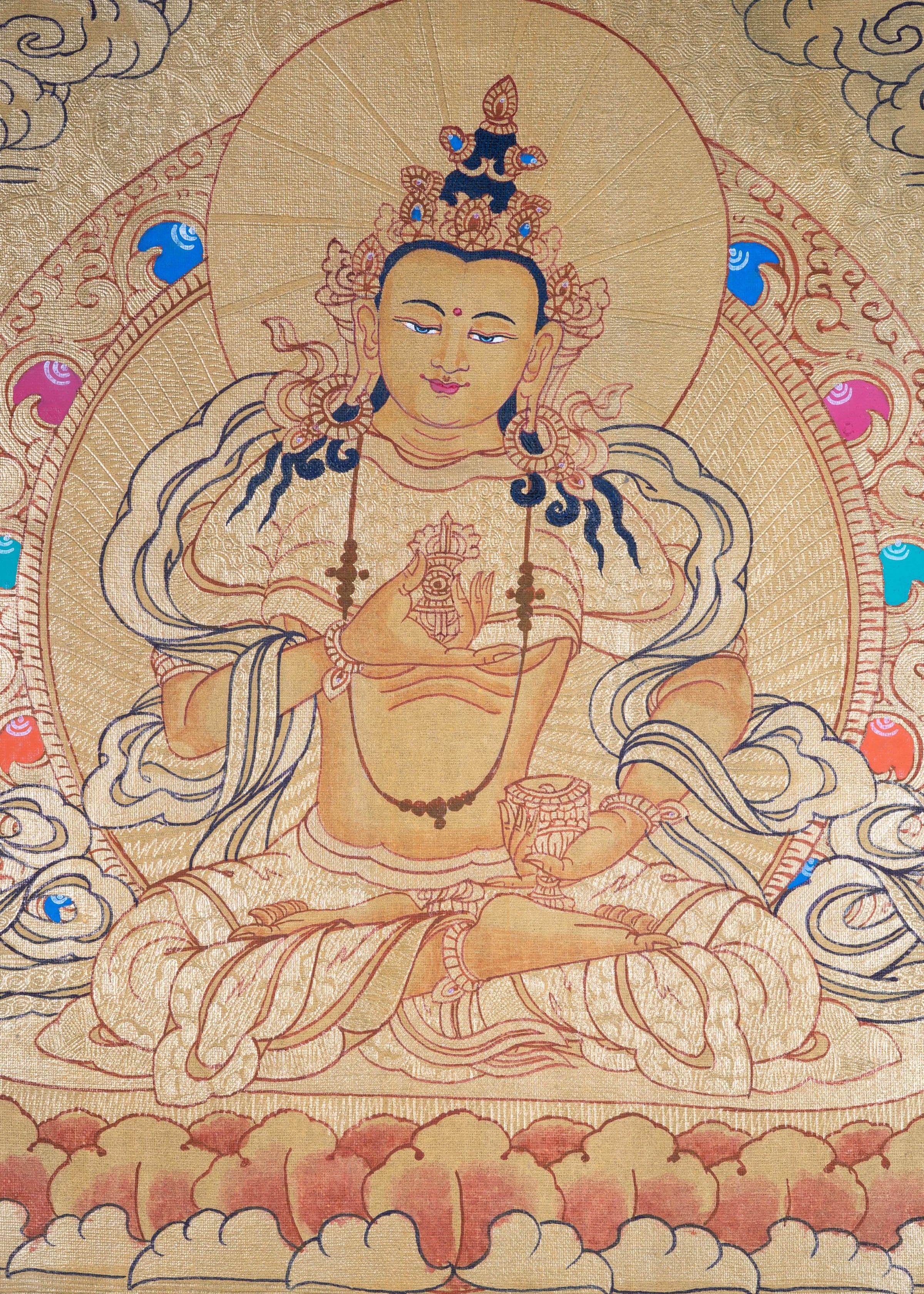 Vajrasattva painting from Nepal - Himalayas Shop