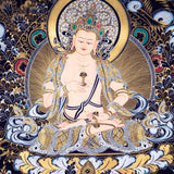 Vajrasattva canvas tibetan art - Himalayas Shop
