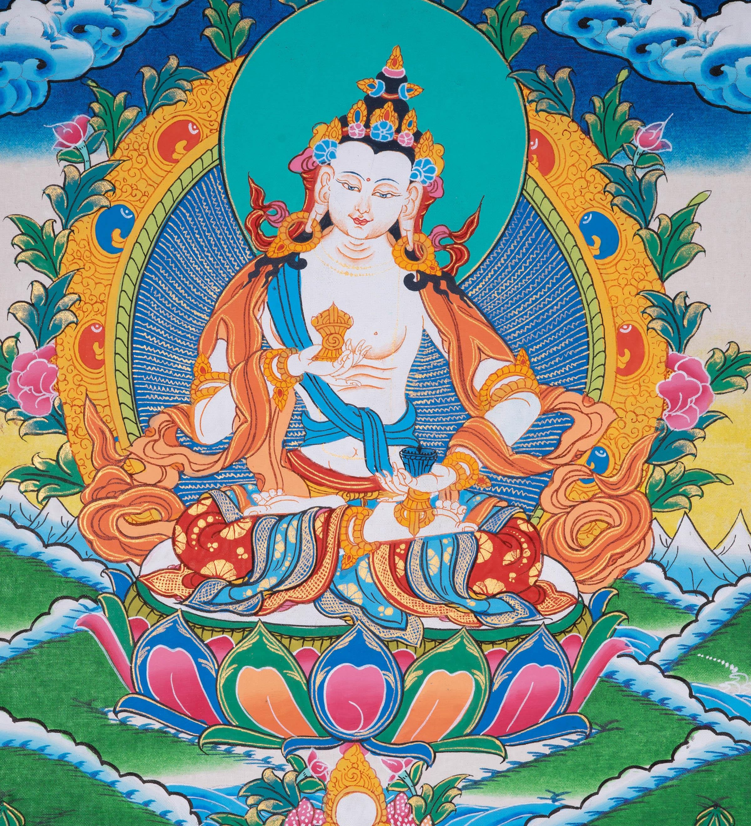 Vajrasattva spiritual art - Himalayas Shop
