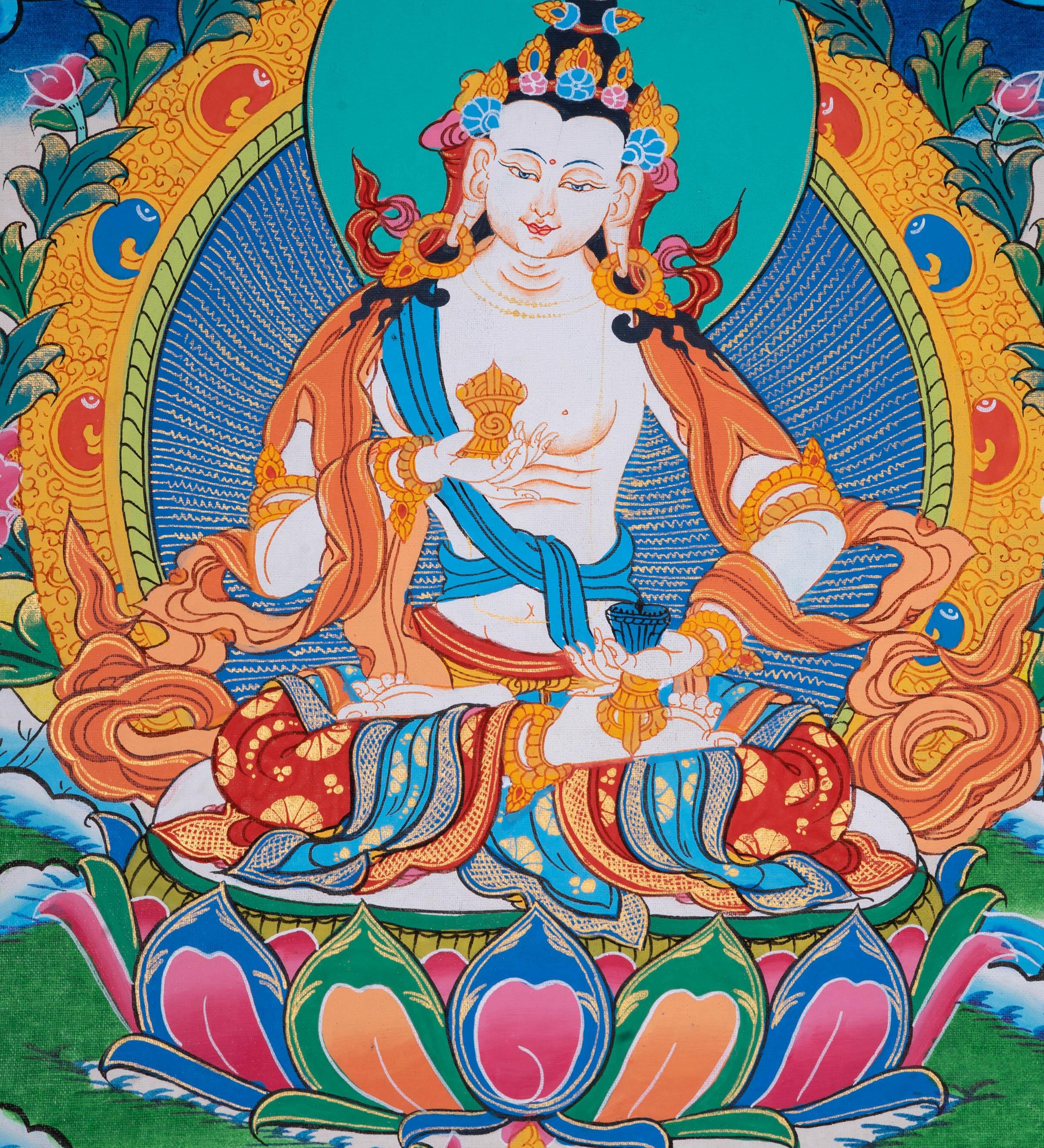 Vajrasattva spiritual art - Himalayas Shop