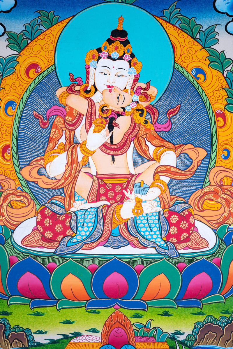 Vajra Shakti  Thangka Art - Himalayas Shop