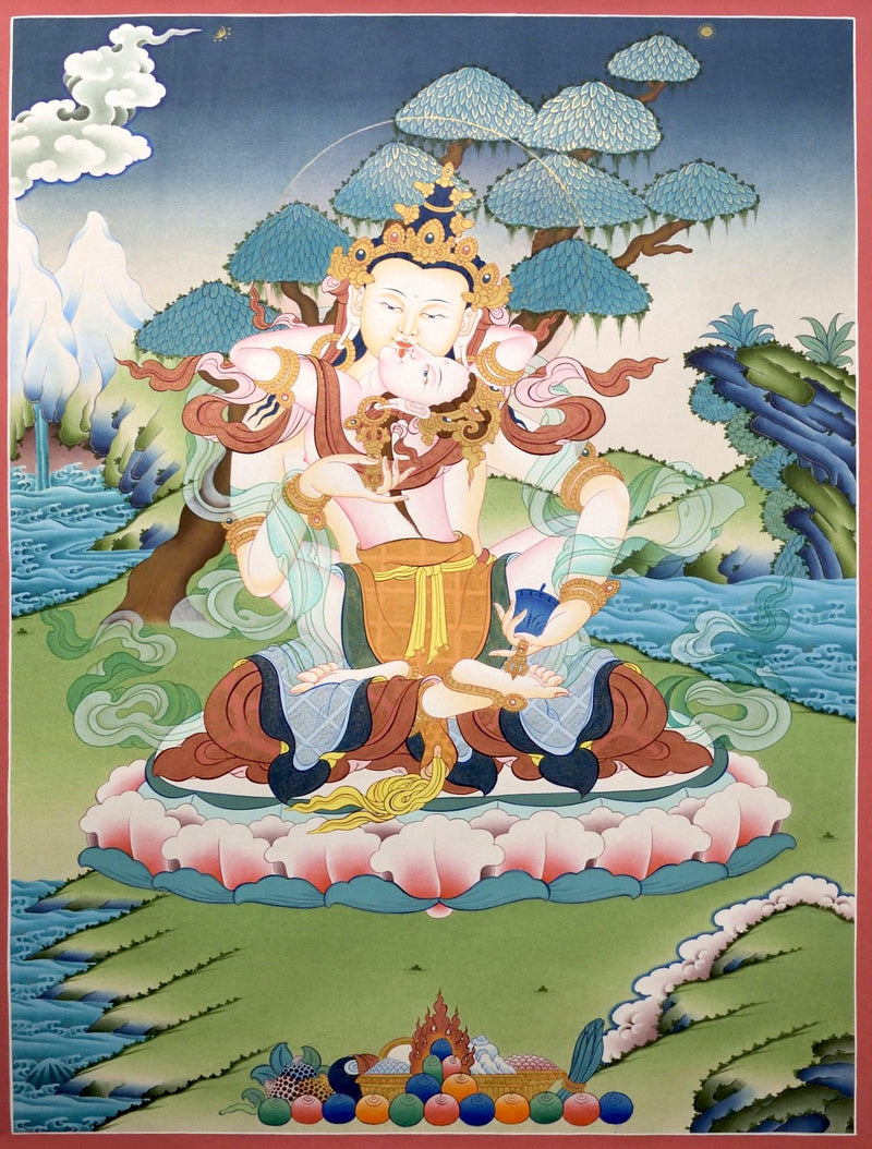 Vajra Shakti Thangka painting - Himalayas Shop