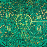 Green Wheel of Life Thangka Art - Himalayas Shop