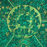 Green Wheel of Life Thangka Art - Himalayas Shop