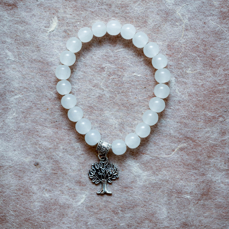 White Jade Bracelet - Himalayas Shop
