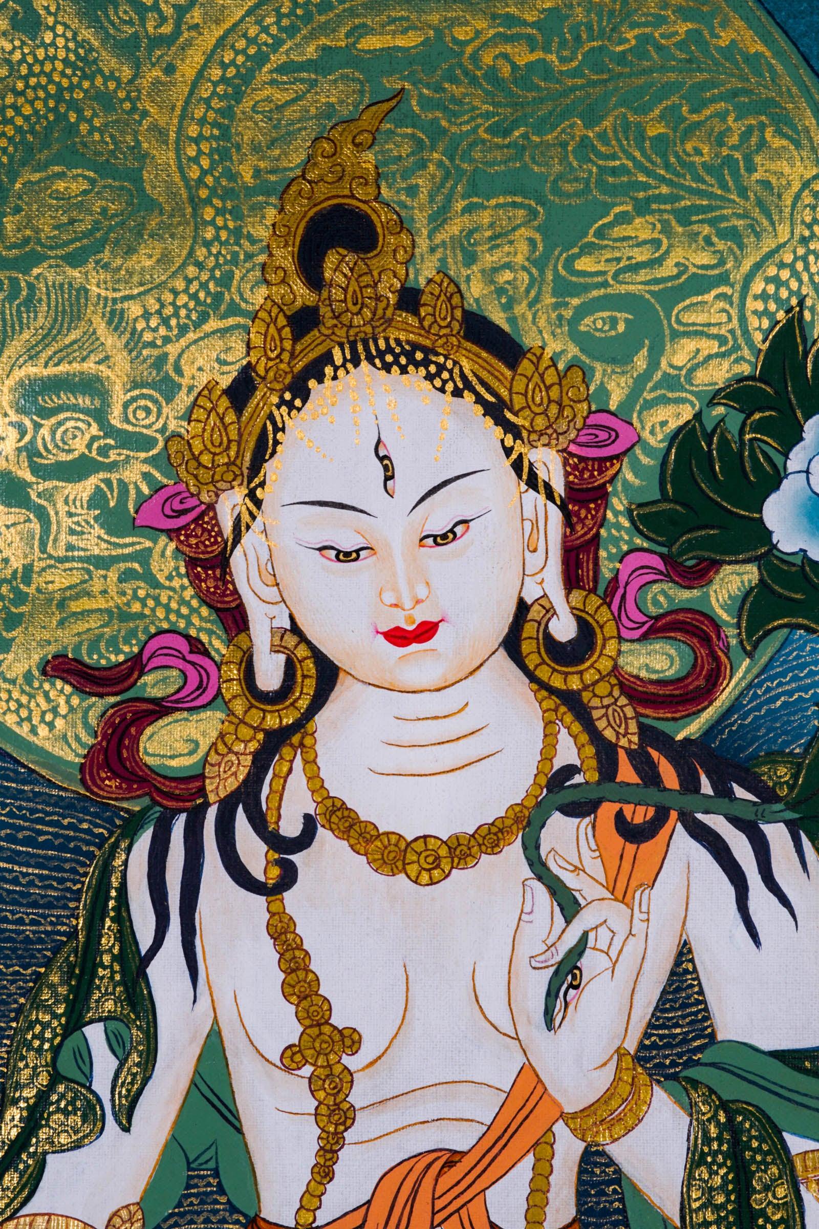 Chinese Tara Thangka Painting - Himalayas Shop