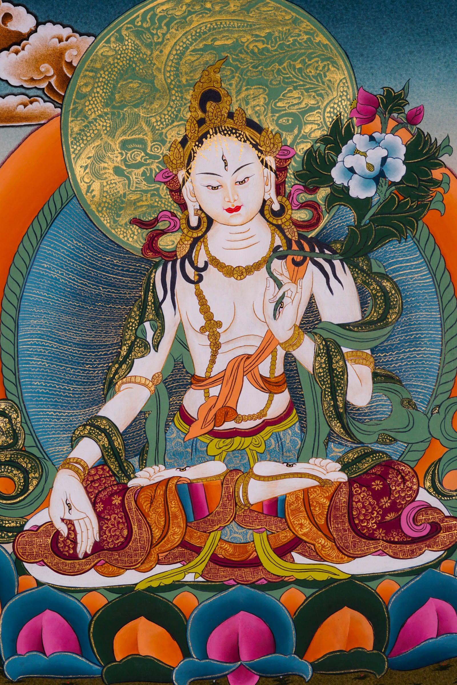 Chinese Tara Thangka Painting - Himalayas Shop