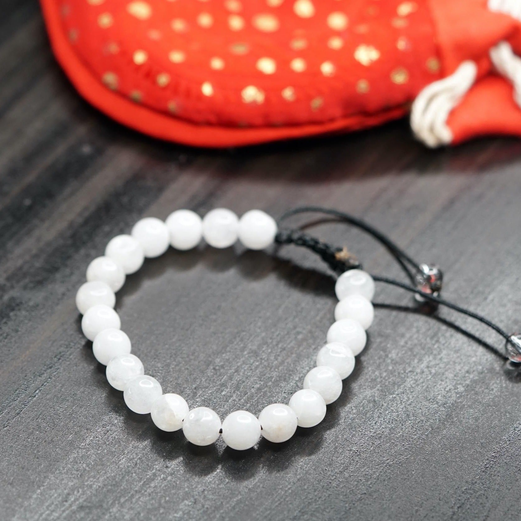 White Jade Natural Stone Bracelet