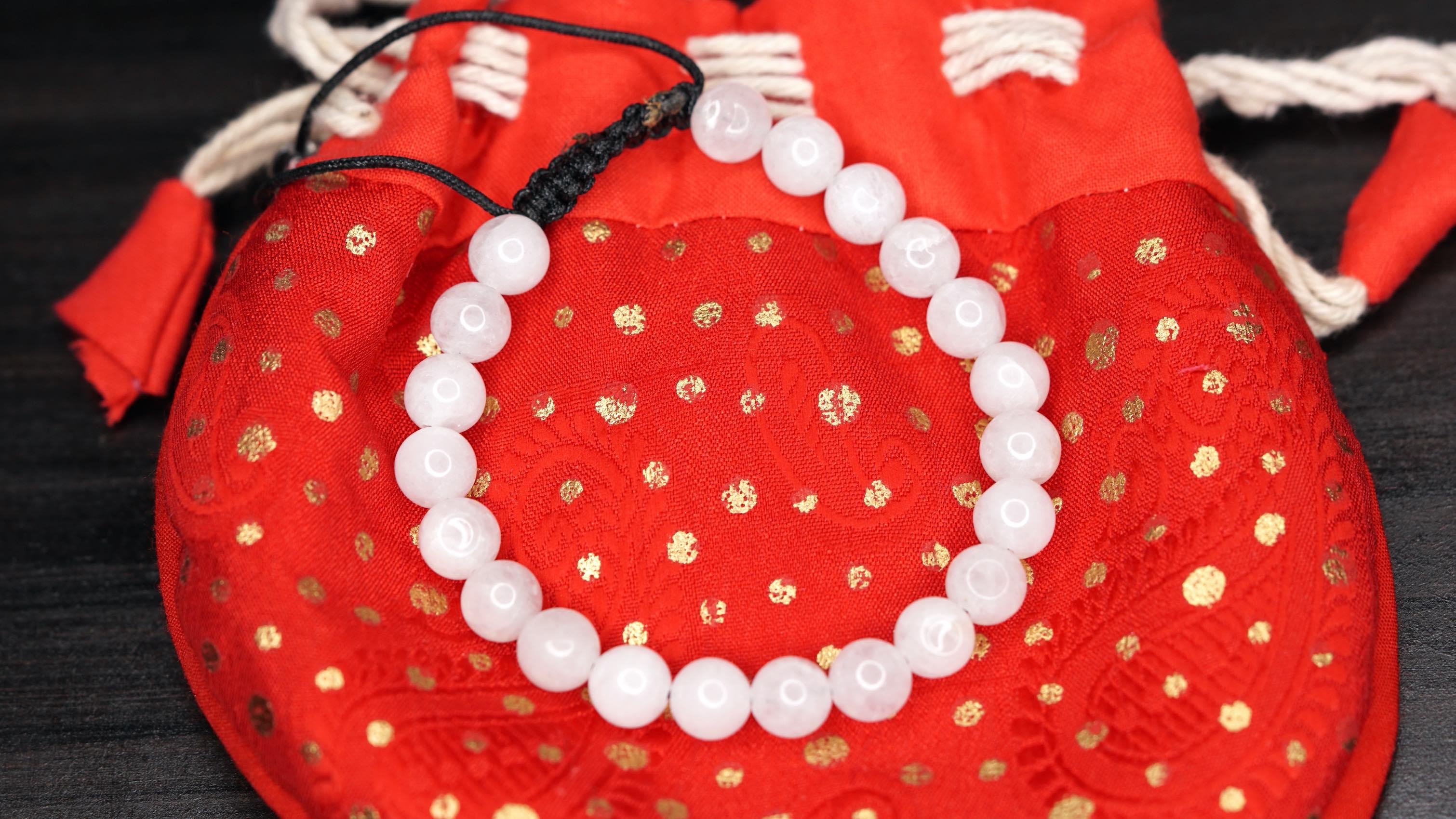 White Jade Natural Stone Bracelet