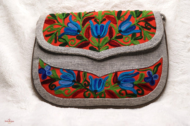 The sustainable environment friendly bags for every day uses, crafted with exquisite floral hand embroidery.
