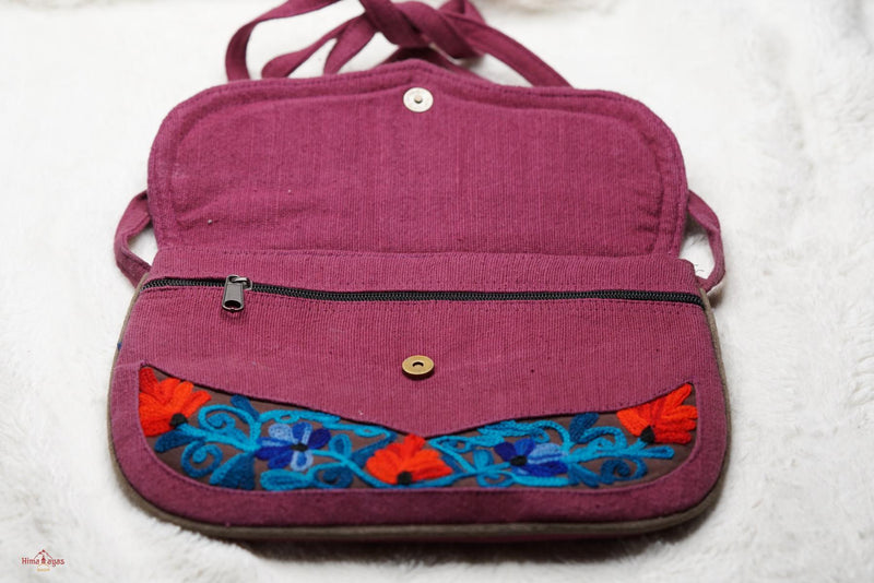 Unique style handmade cotton bag with hand embroidery, easy to carry and stylist design