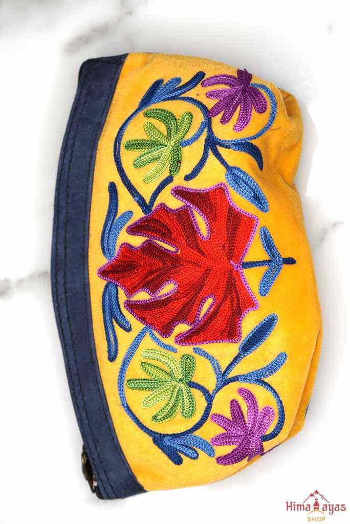 A special women pouch very light weight, ideal as a makeup bag or everyday use hand purse.