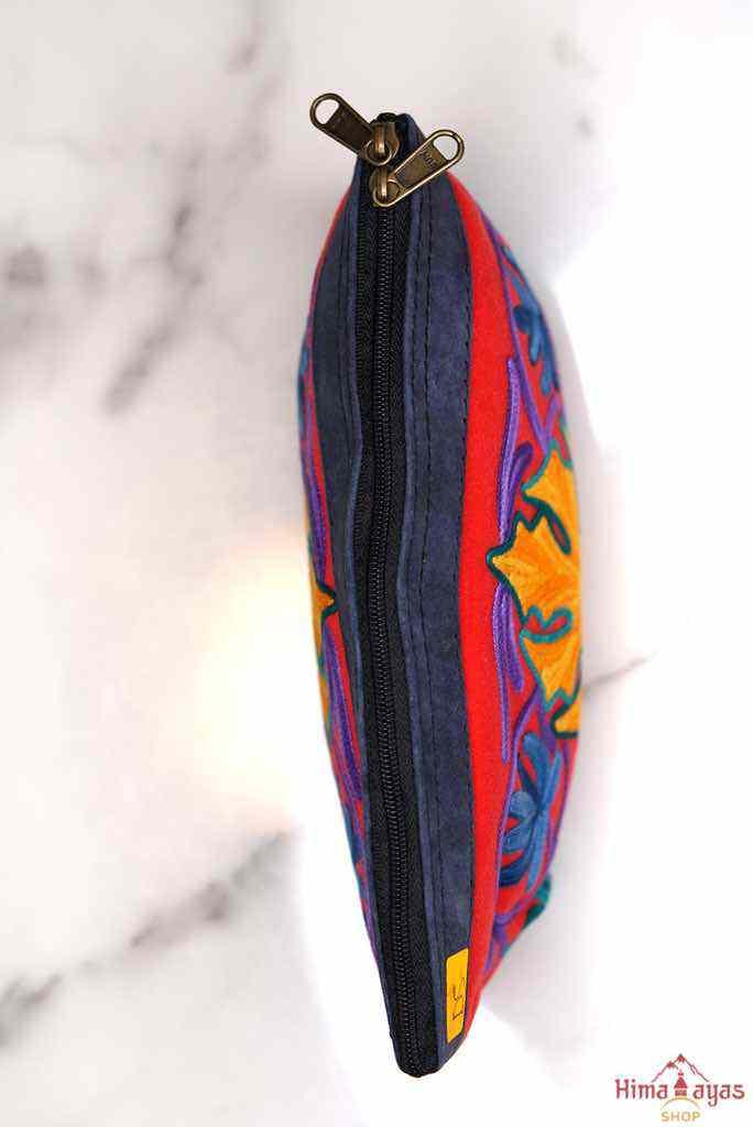 A special women pouch very light weight, ideal as a makeup bag or everyday use hand purse.