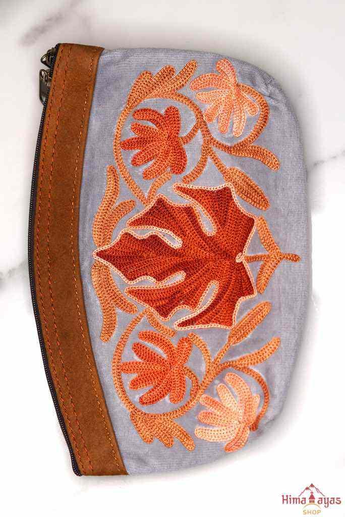 A special women pouch very light weight, ideal as a makeup bag or everyday use hand purse.