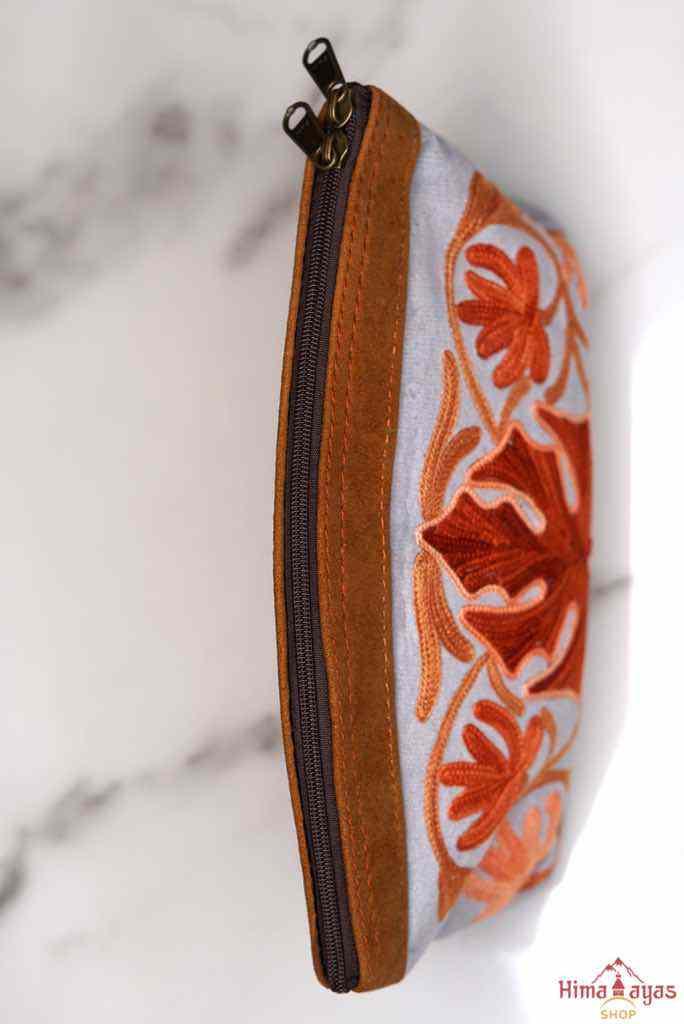 A special women pouch very light weight, ideal as a makeup bag or everyday use hand purse.