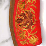 A special women pouch very light weight, ideal as a makeup bag or everyday use hand purse.
