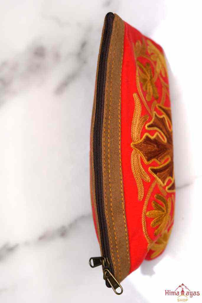 A special women pouch very light weight, ideal as a makeup bag or everyday use hand purse.