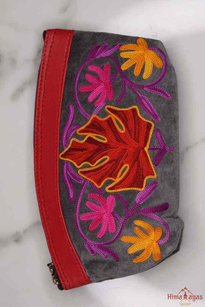 A special women pouch very light weight, ideal as a makeup bag or everyday use hand purse.