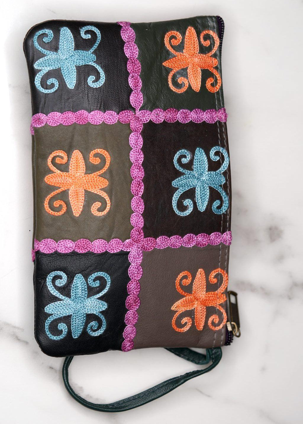 Everyday use women purse with Cashmere design for stylish look.  