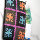 Everyday use women purse with Cashmere design for stylish look.  