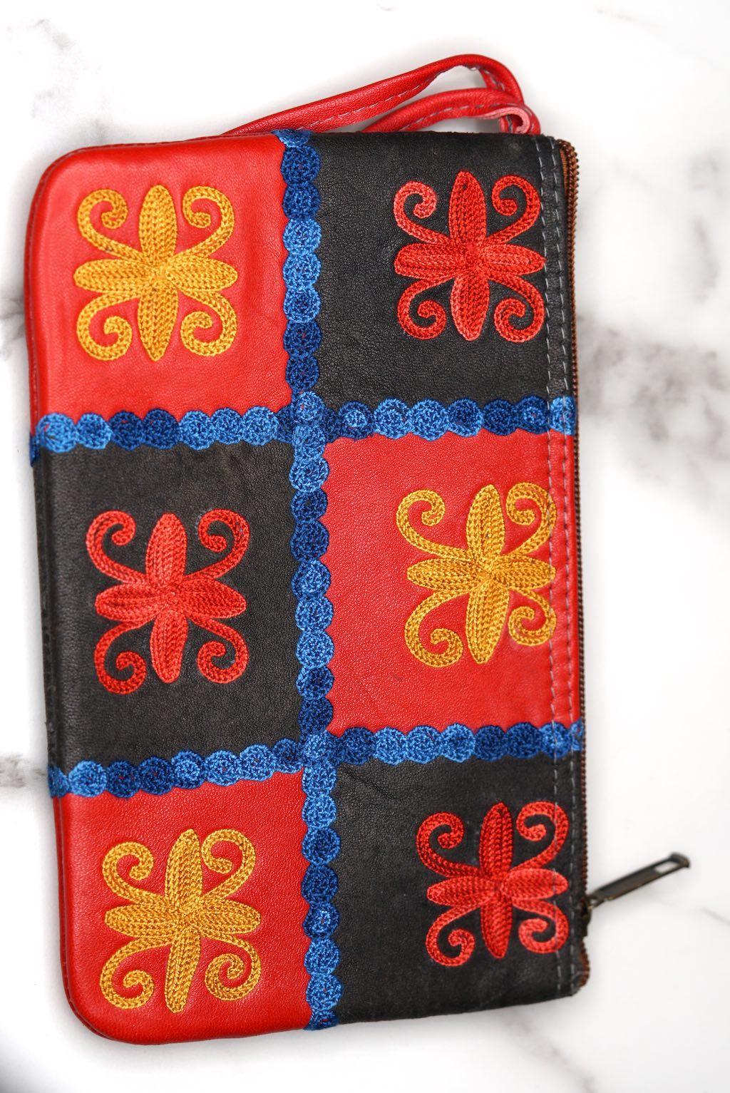 Everyday use women purse with Cashmere design for stylish look.  