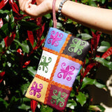 Everyday use women purse with Cashmere design for stylish look.  