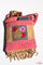 Easy to carry side bag for women, features a beautiful hand embroidered floral pattern. 