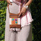 Unique style women side bag with hand embroidery, easy to carry and stylist design