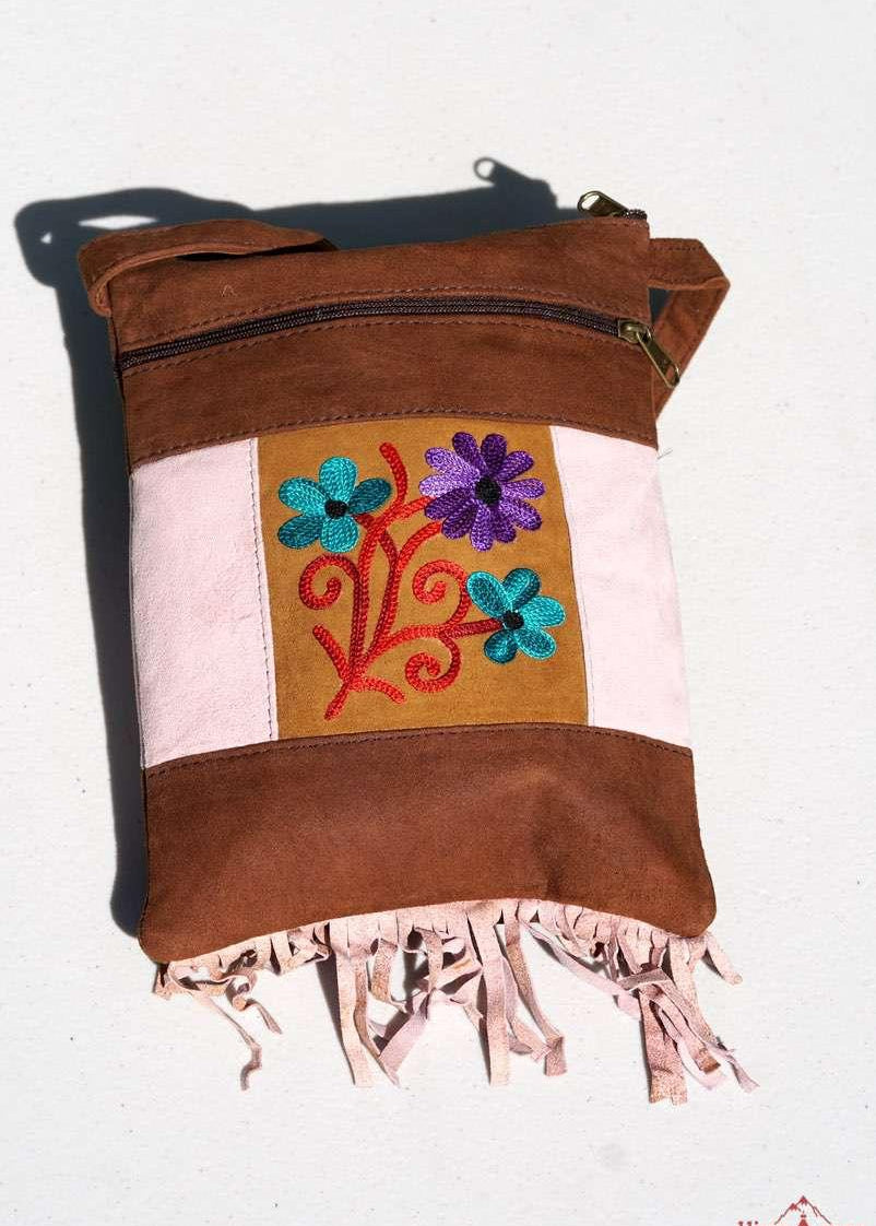 Unique style women side bag with hand embroidery, easy to carry and stylist design