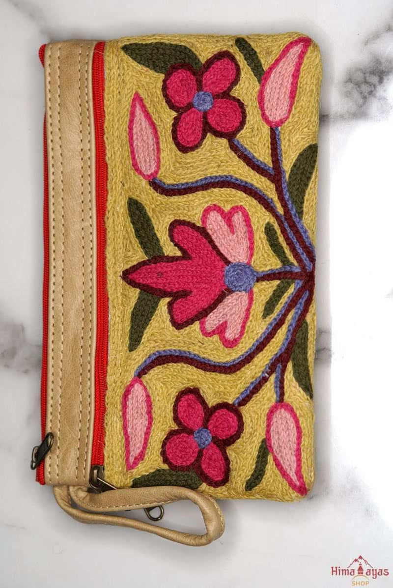 A lightweight everyday use purse with floral hand-embroidery design that suits everyone's style!