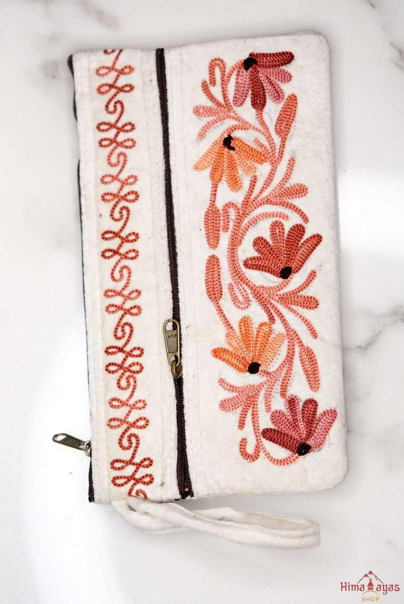 Unique style women purse with floral hand-embroidery, easy to carry and stylist design