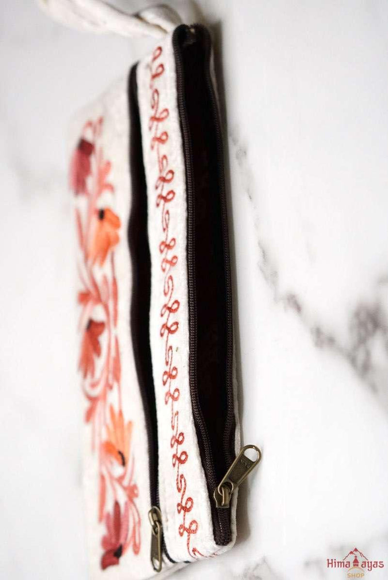 Unique style women purse with floral hand-embroidery, easy to carry and stylist design