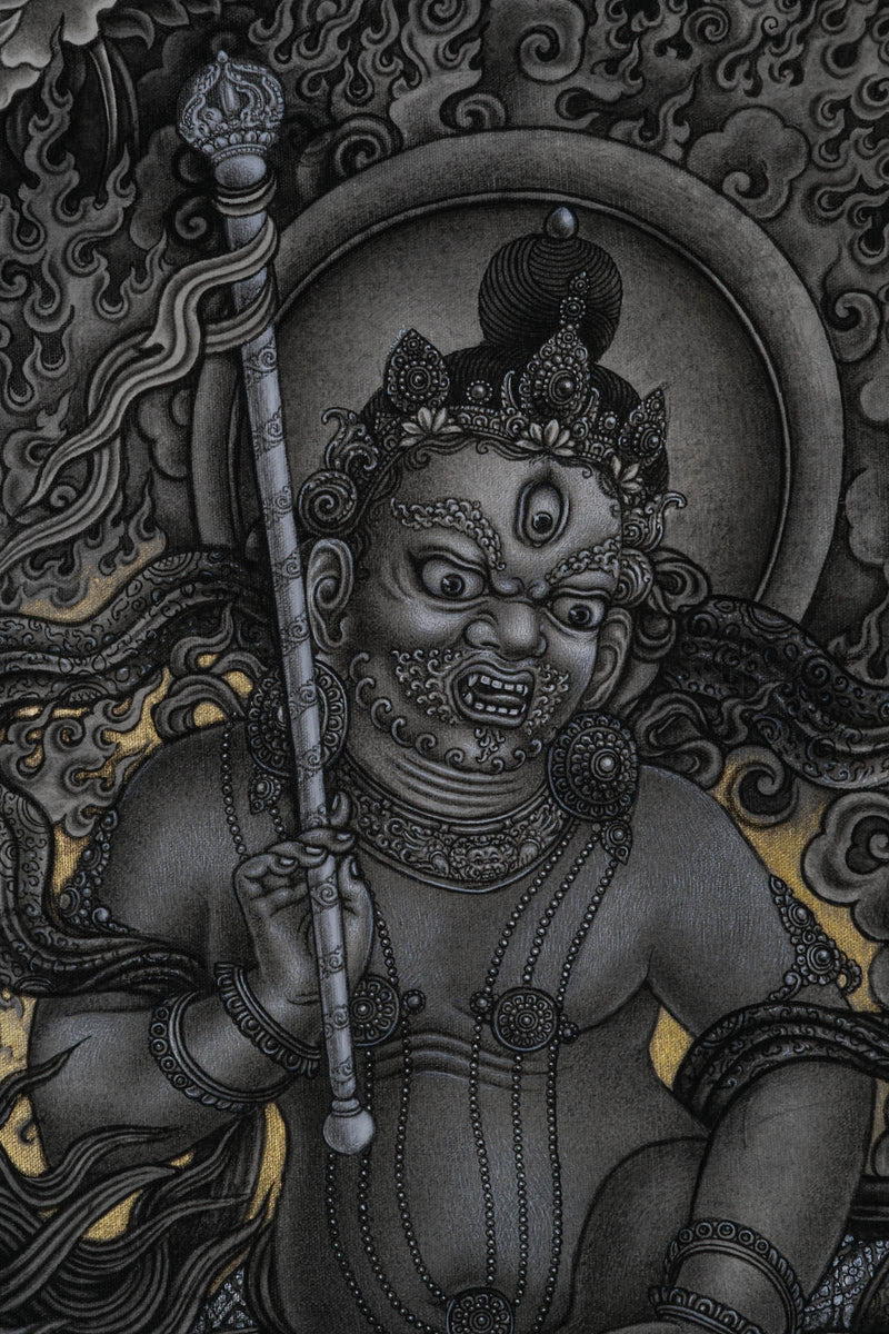Zambala Thangka Painting - Himalayas Shop