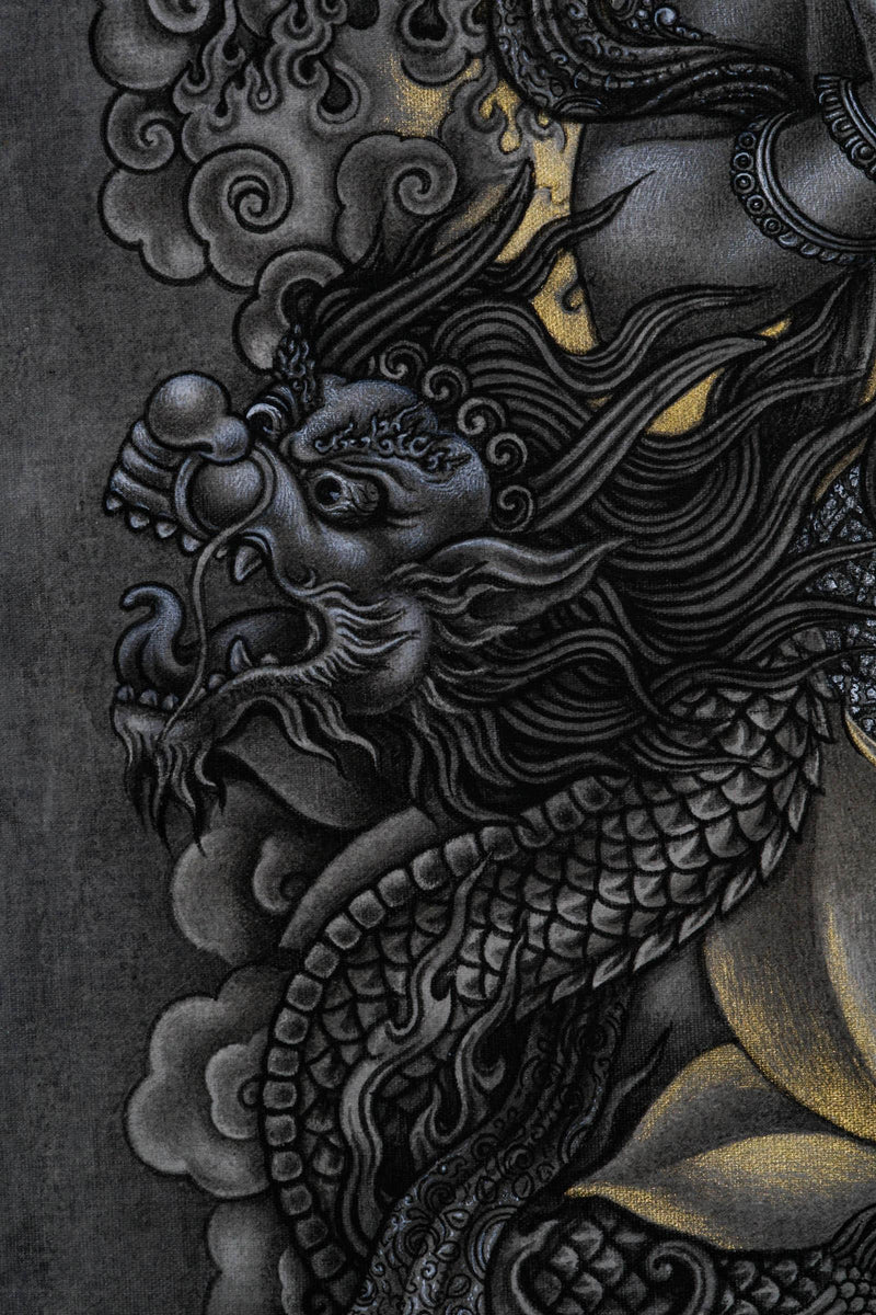 Zambala Thangka Painting - Himalayas Shop