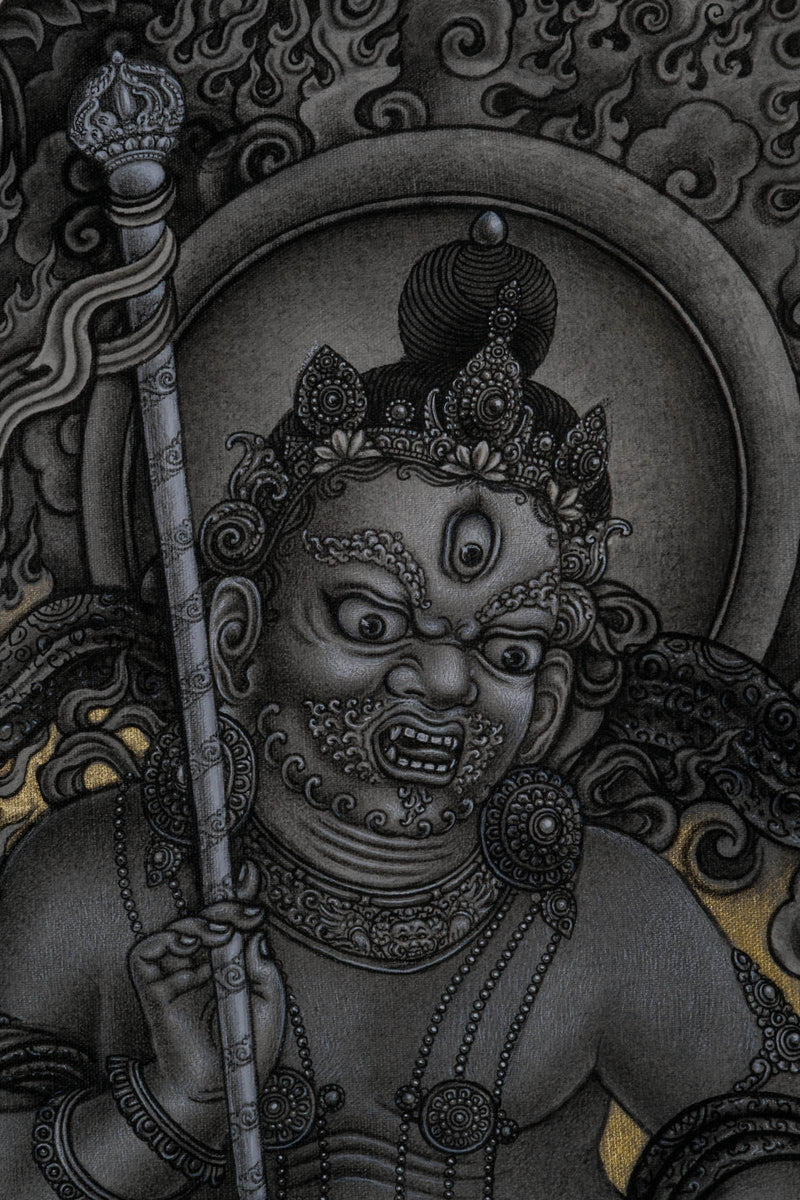 Zambala Thangka Painting - Himalayas Shop