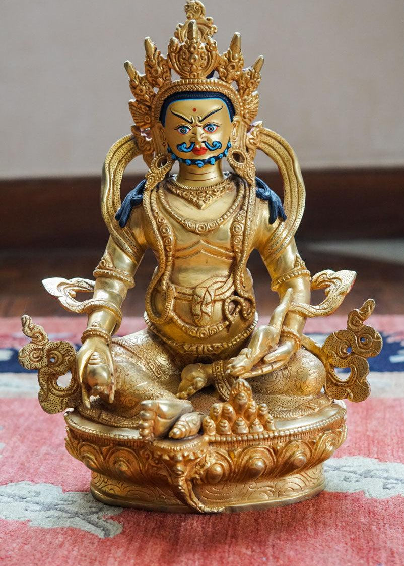 Buy best Golden Zambala Statue for your meditation altar. Statue for positivity. Buy Best Buddha Statue here. Best Buddhist gift or spiritual gifts for your family, friends and loved once. Best gift for decoration