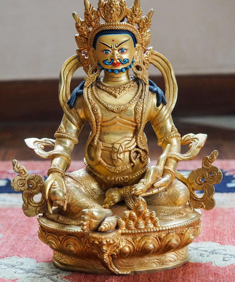 Buy best Golden Zambala Statue for your meditation altar. Statue for positivity. Buy Best Buddha Statue here. Best Buddhist gift or spiritual gifts for your family, friends and loved once. Best gift for decoration