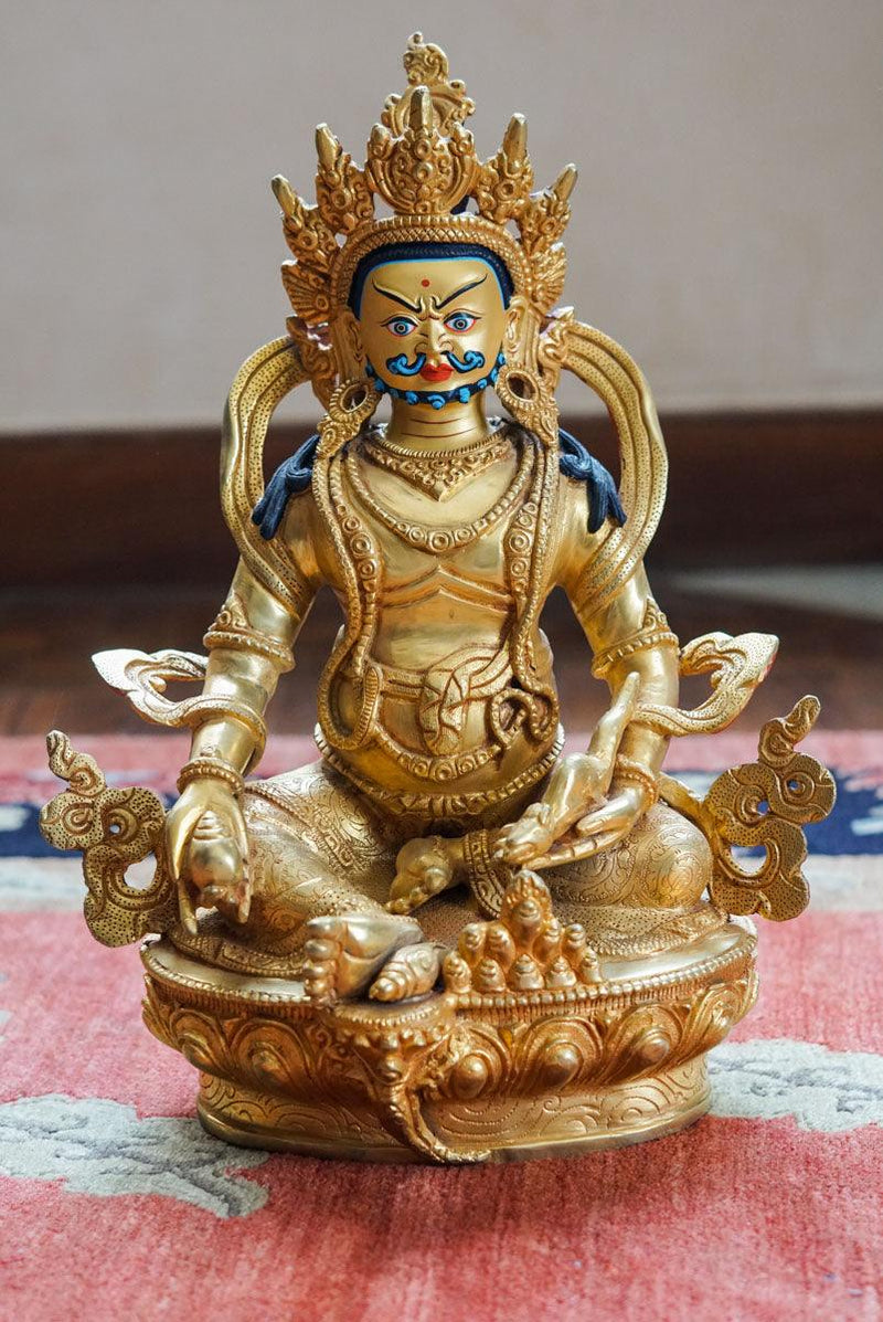 Buy best Golden Zambala Statue for your meditation altar. Statue for positivity. Buy Best Buddha Statue here. Best Buddhist gift or spiritual gifts for your family, friends and loved once. Best gift for decoration