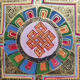 Authentic Hand Painted Mandala for Spirituality