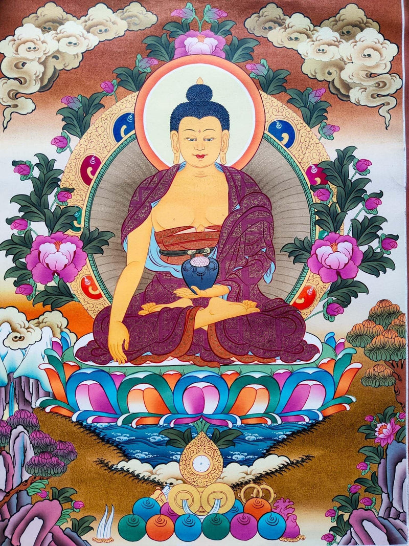 Shakyamuni Buddha Thangka Painting