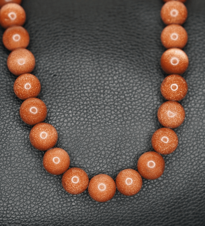 Goldstone sparkling stone necklace for every look at anyplace