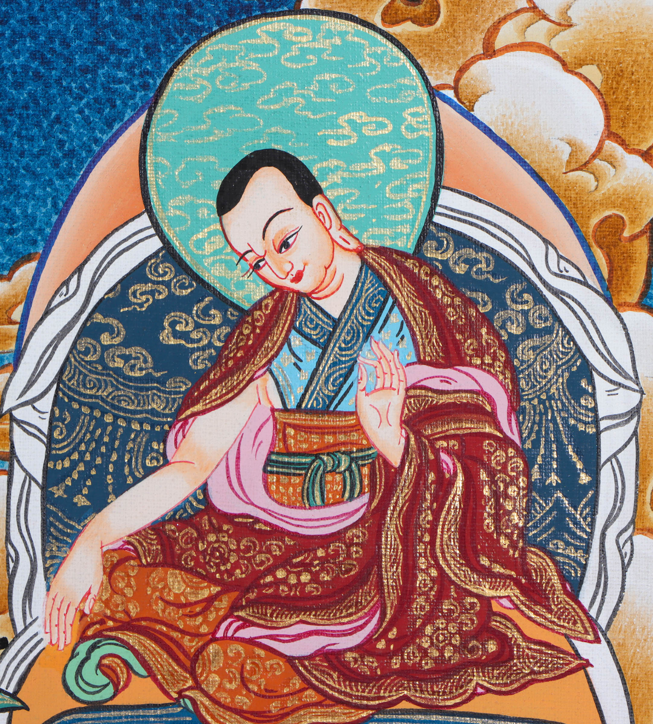 Chengresi Thangka - Handpainted by skillful artisan - Himalayas Shopa