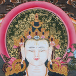 Chengresi (Bodhisattva) Thangka Painting - Himalayas Shop