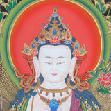 Chengresi with other bodhisattva thangka - Himalayas Shop