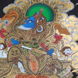 Chengresi with other bodhisattva thangka - Himalayas Shop