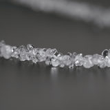 Clear crystal chips necklace for cleansing negative energy