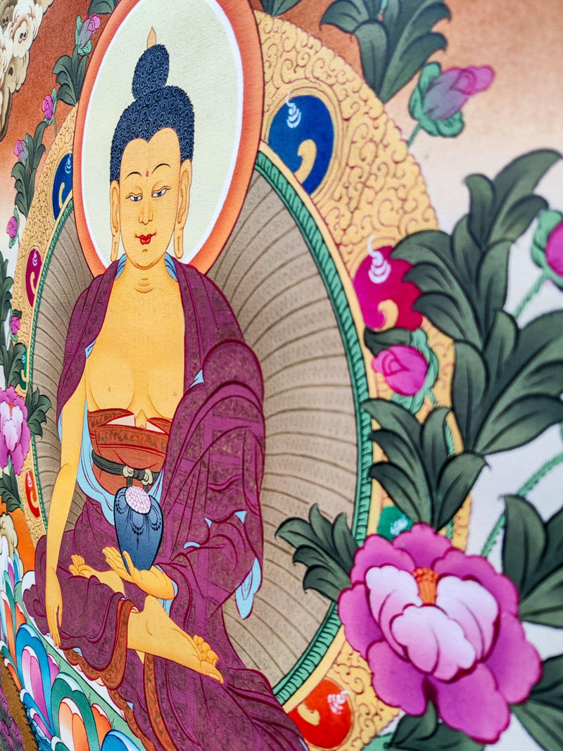Shakyamuni Buddha Thangka Painting