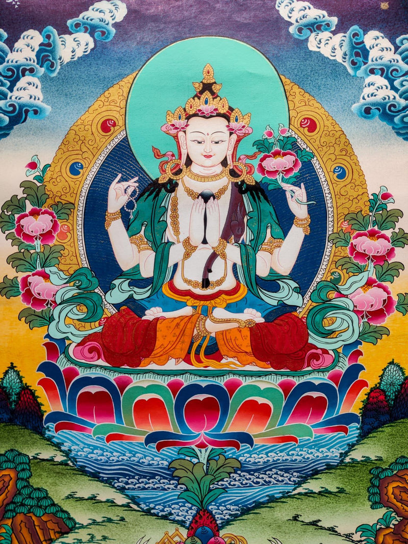 Compassionate Buddha Painting